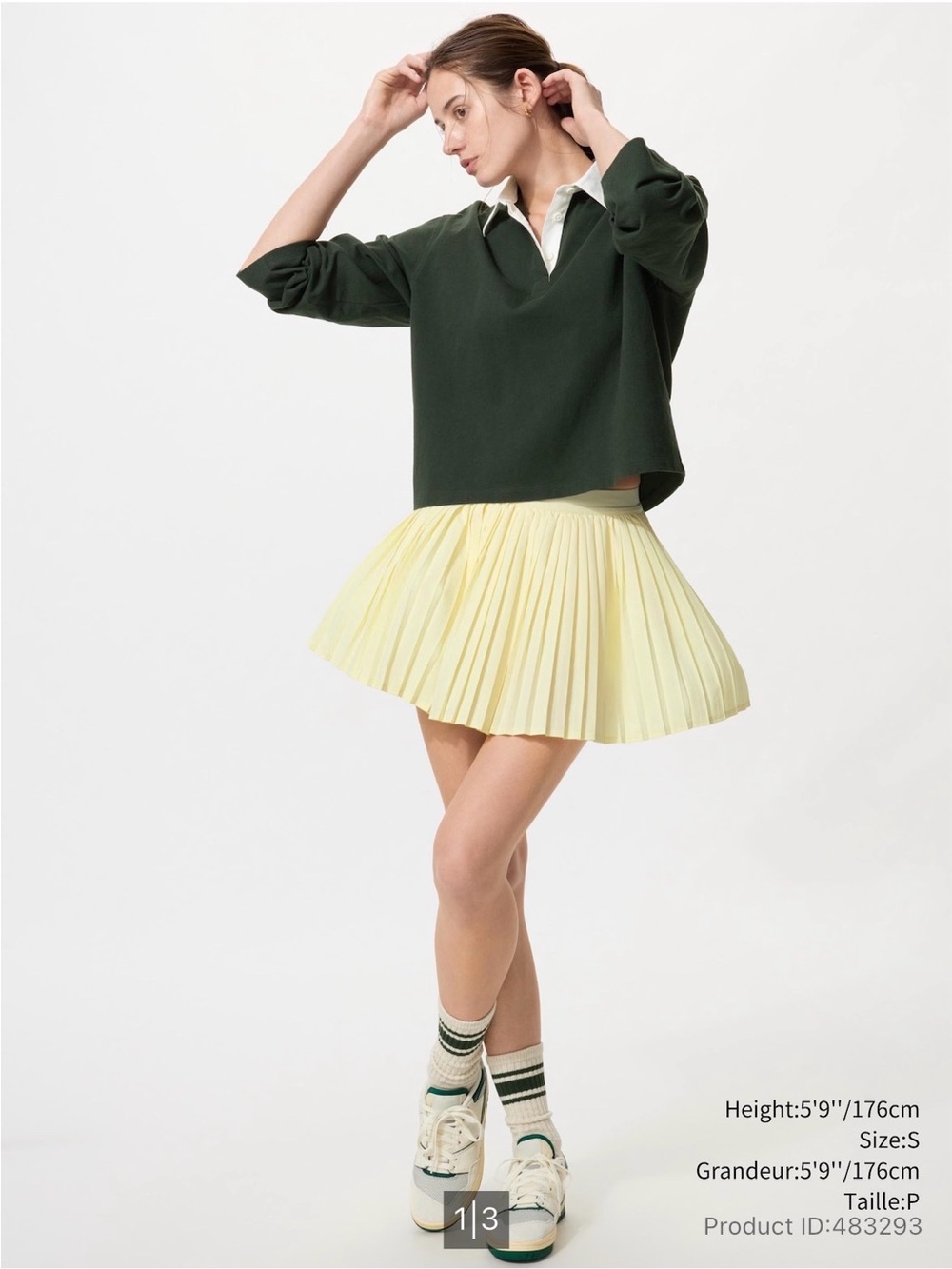 Uniqlo Pleated Circle Skirt